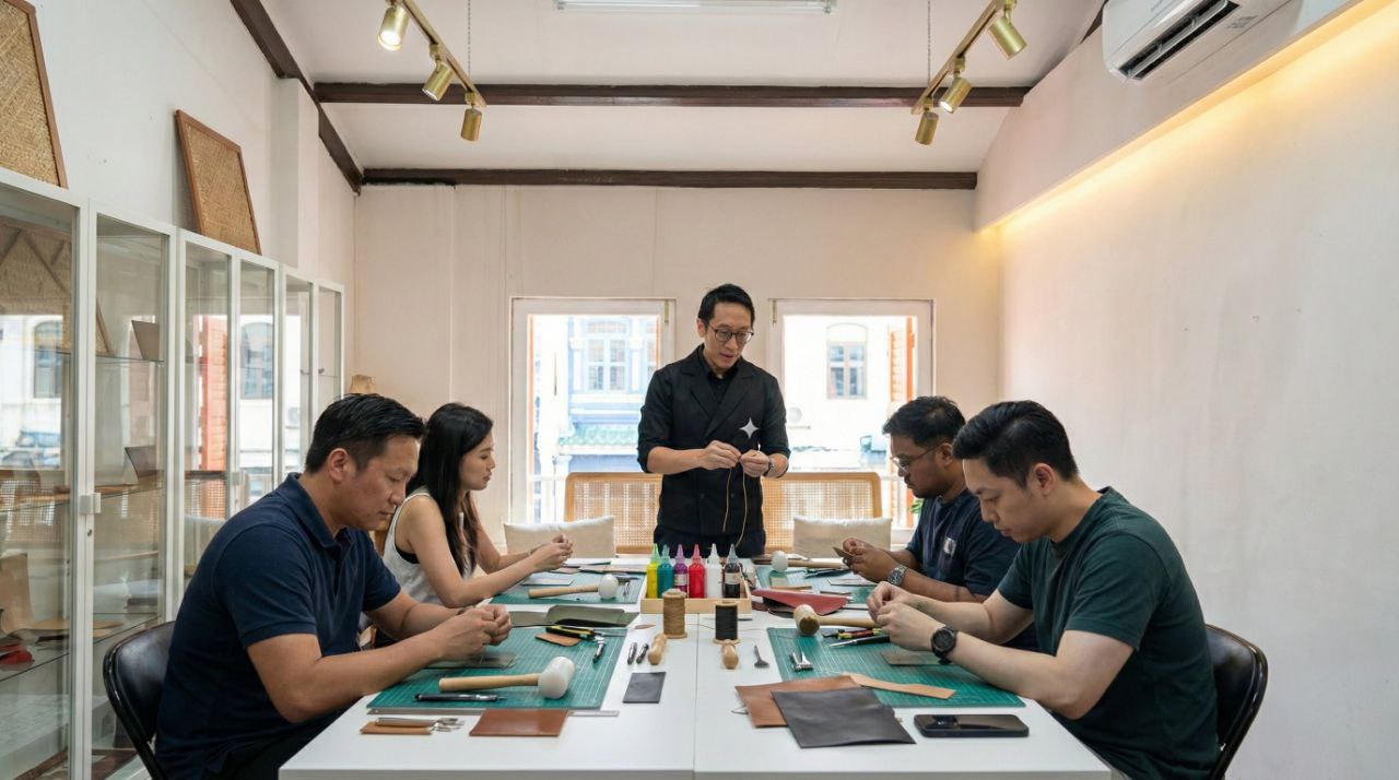 Kult workshop at the Bussorah space